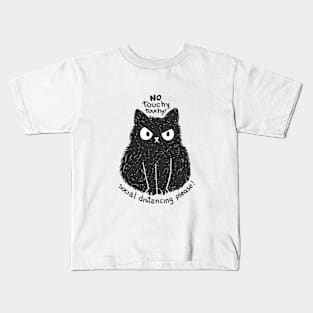 Angry cat Kids T-Shirt